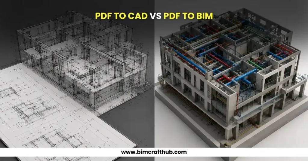 pdf to bim vs pdf to cad