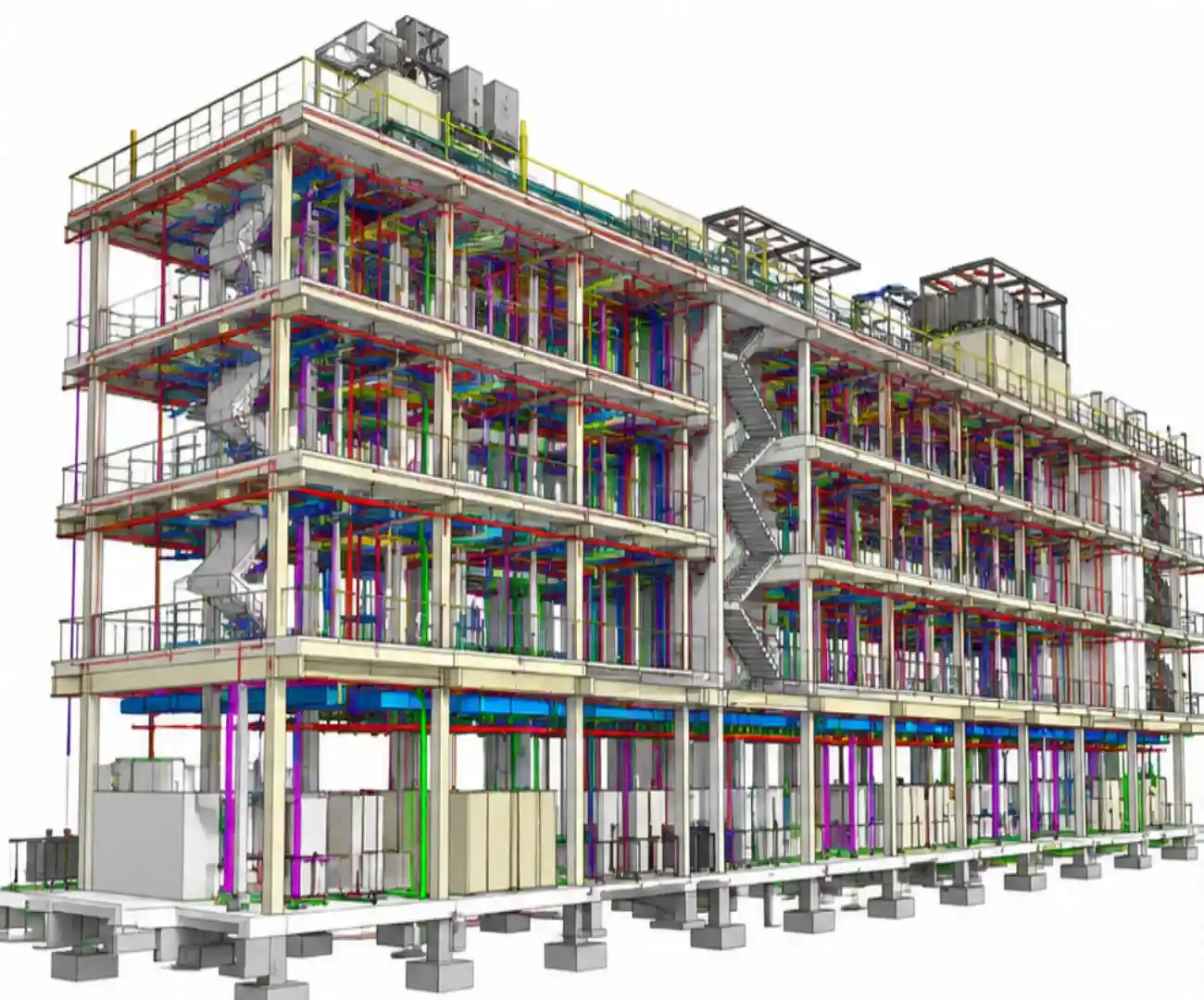 MEP BIM Modeling for Commercial Building