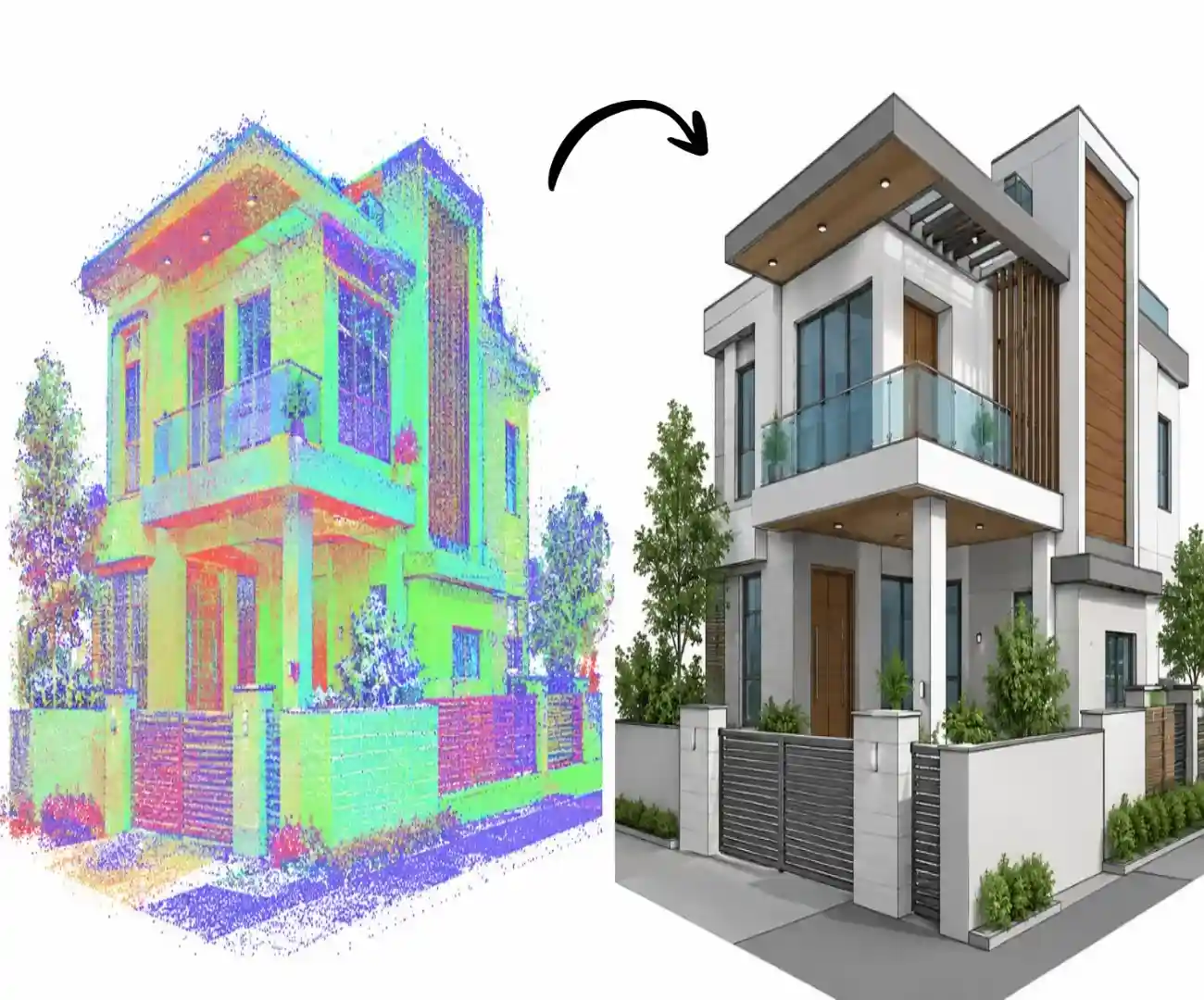 Residential Scan to BIM Conversion